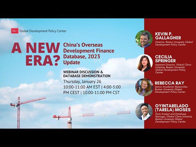 A New Era? China’s Overseas Development Finance (CODF) Database, 2023 Update