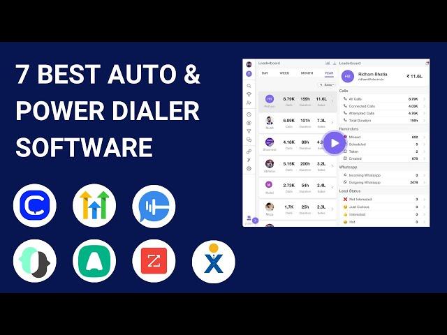 7 Best Auto Dialer Software Tools in 2024 [Power Dialer Software]