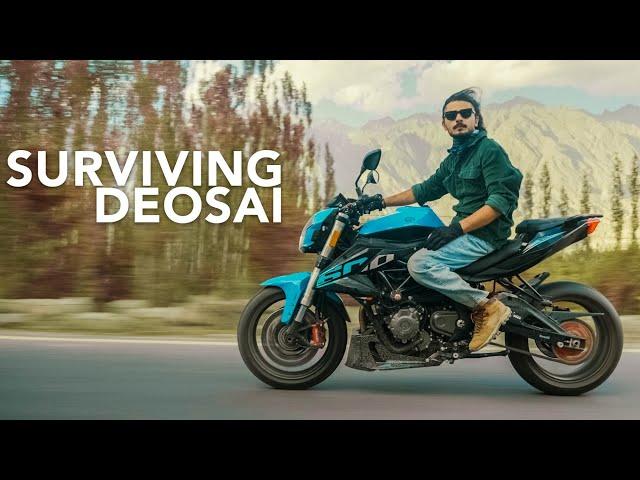 DEOSAI to MINIMARG 1000 KM Off Road Bike Adventure (line of control) | MOTOVLOG | UKHANO