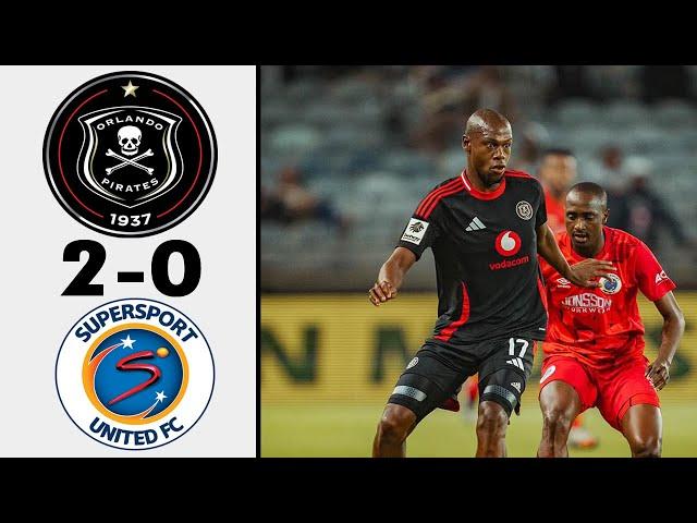 Orlando Pirates - SuperSport 2-0 Highlights & Goals Betway Today Match 2024