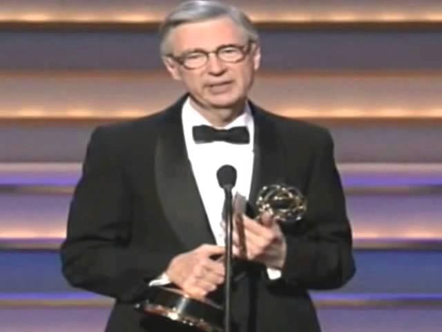 Fred Rogers unforgetable Emmy Award Speech ever -1997