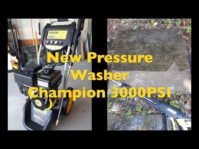 New Pressure Washer: Champion 3000psi