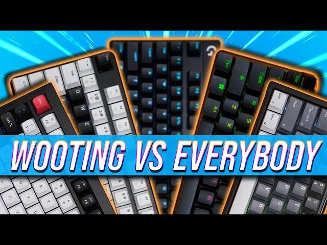 Hall Effect Alternatives to Wooting (incl the new Logitech Pro X TKL Rapid)