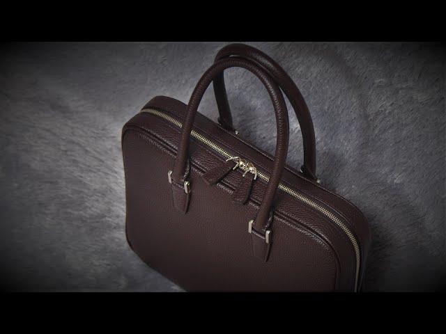 Making a Leather Briefcase Bag