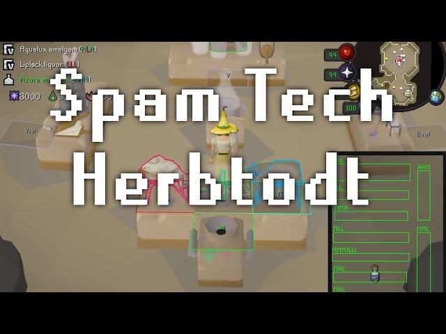 OSRS New Meta Spam Tech Herbtodt - Mastering Mixology Best Pts/h - 100k+ Herb Xp/H - Iron Friendly