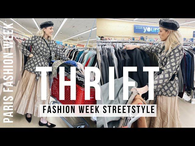 THRIFT WITH ME INSPIRED BY PARIS FASHION WEEK