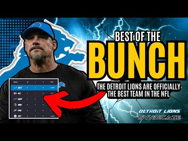 It's OFFICIAL, The Detroit Lions Are The BEST TEAM IN THE NFL....PERIOD!