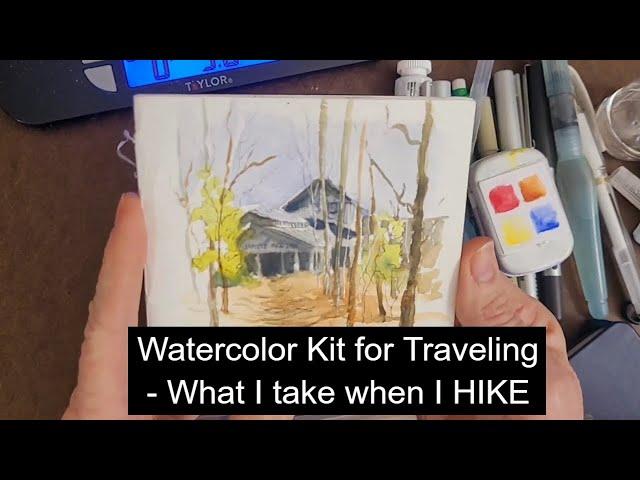 Lightweight Watercolor Kit for Painting on the GO