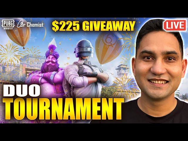 $225 Duo Tournament | UC Giveaway | PUBG Mobile