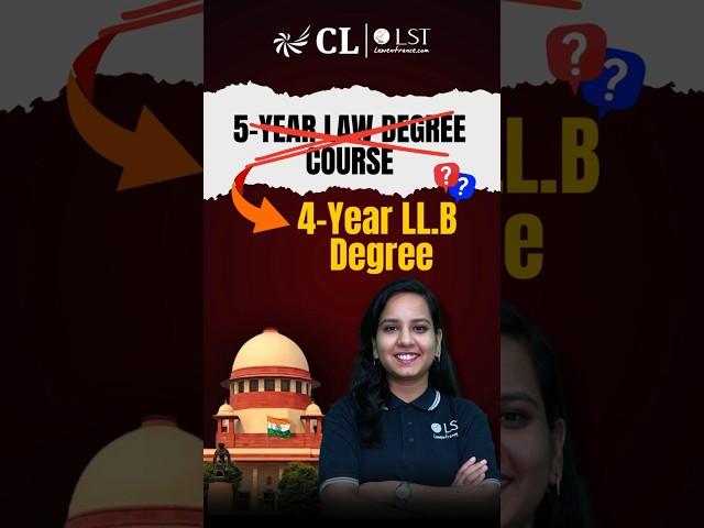 End of 5-Year LL.B? Supreme Court Update! PIL Seeks 4-Year LL.B Under NEP 2020 #supremecourt