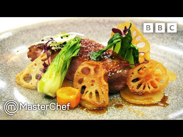 Fabulous Seared Duck with Sticky Honey Glaze | MasterChef: The Professionals | MasterChef UK