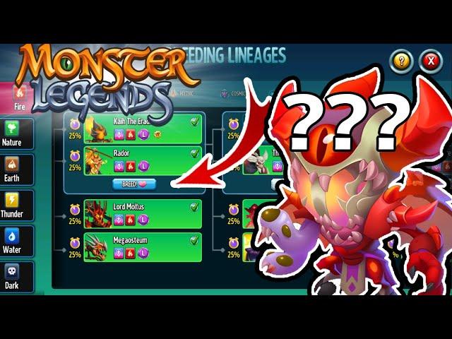 Monster Legends Breeding Lineages +Up Ancestral (Best) - Joanter Benhunter season bounty hunt