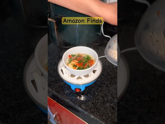 Amazon Finds Boiled Omelet | Egg Boiler Set ️️ #youtubeshorts #egg #food #recipe
