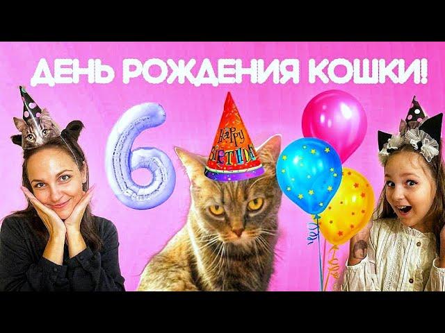 ДЕНЬ РОЖДЕНИЯ МОЕЙ КОШКИ!