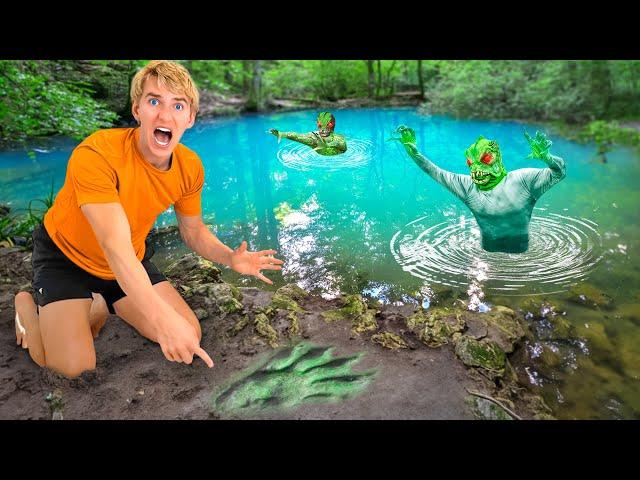 THE POND MONSTER ATTACKED ME?!