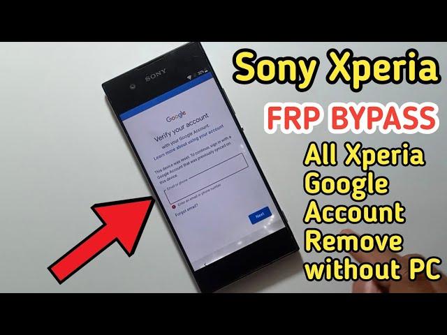 Sony Xperia L1,L2,L3,XA  FRP/Google Lock Bypass Without PC || Android 7.0 Sony Xperia Phones