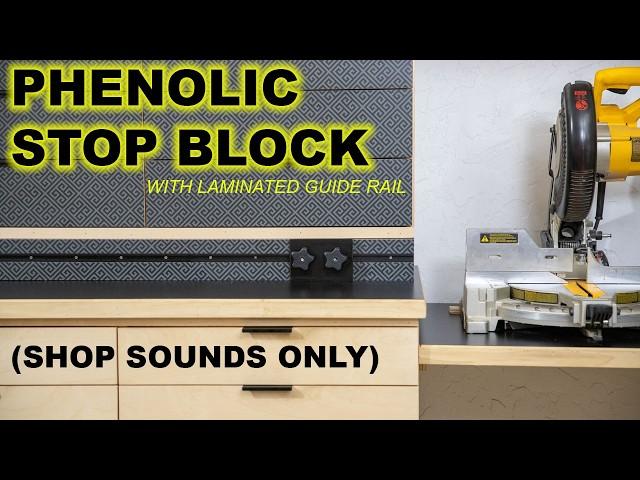 Guide Rail with Heavy Duty Phenolic Stop Block (Just  Shop Sounds - ASMR)