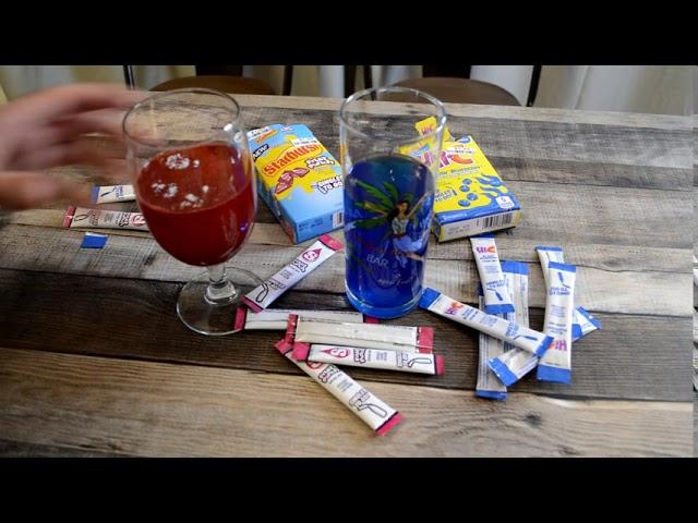 Starburst Fruit Punch Hi C Blazin' Blueberry Taste Test Food Review