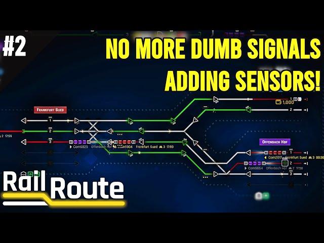 Automation with Sensors and Signals in Rail Route