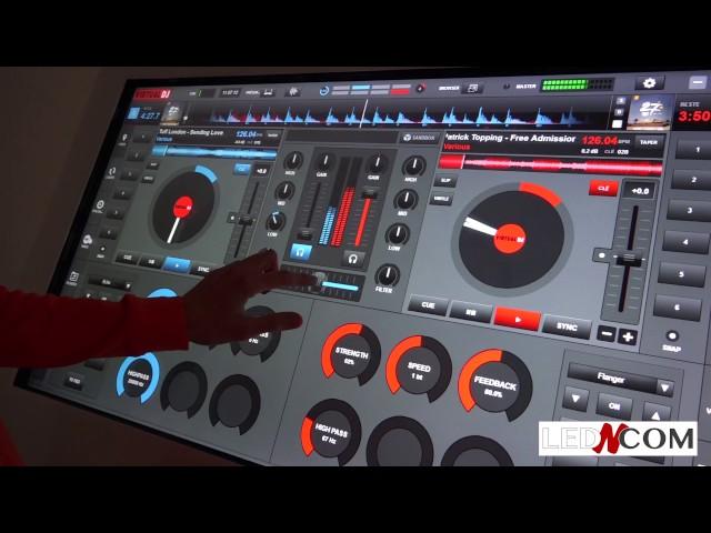 MIXER AVEC UNE TABLE TACTILE & VIRTUAL DJ by Djeff E (Led and Com Vente & Location)