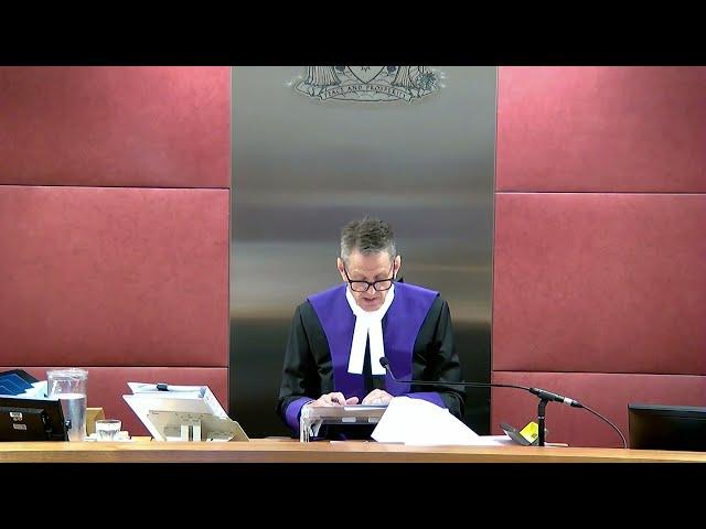 Sentence of Mathew Dyer before Judge Wraight - 23 November  2023