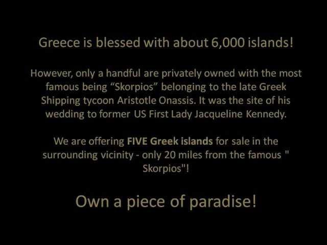 Greek Islands For Sale