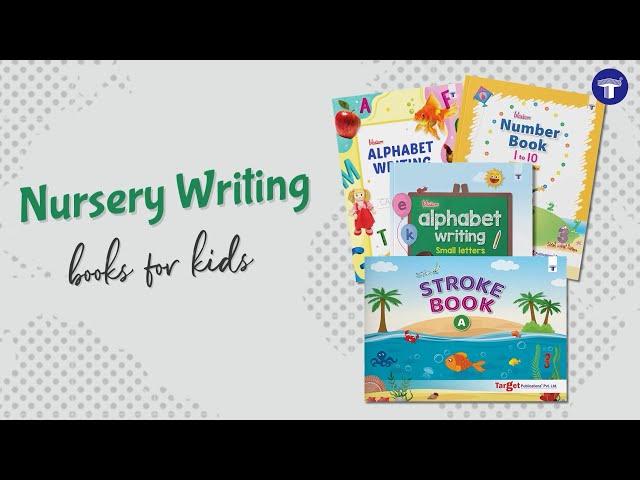 Nursery Writing Books for Kids in English