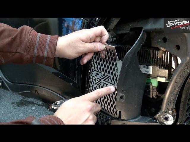 Can Am Spyder - RT series Lower side grills installation video 2010 - 2017