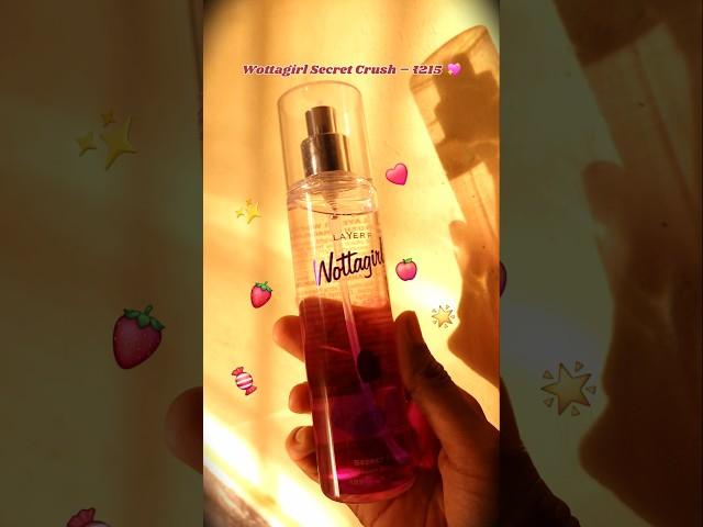 Wottagirl Secret Crush Body Mist Review  | Fruity, Sweet & Affordable at ₹215!