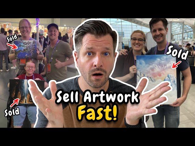 How To Sell Artwork In Person - Best Beginner Tips!