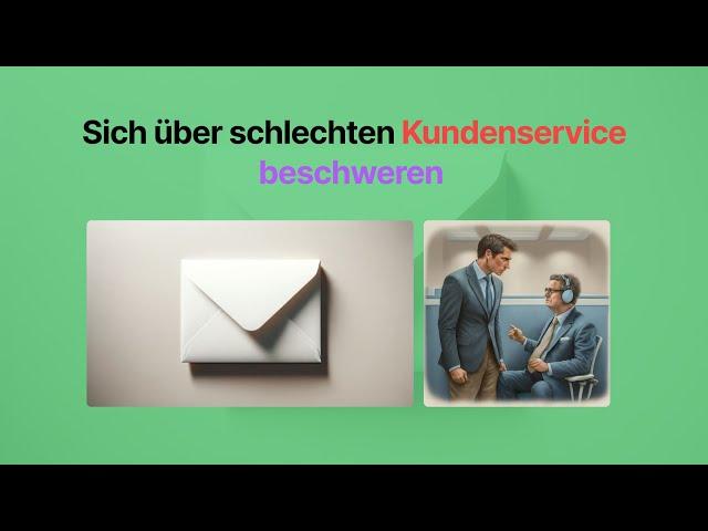 Sich über schlechten Kundenservice beschweren  | Beschwerde schreiben