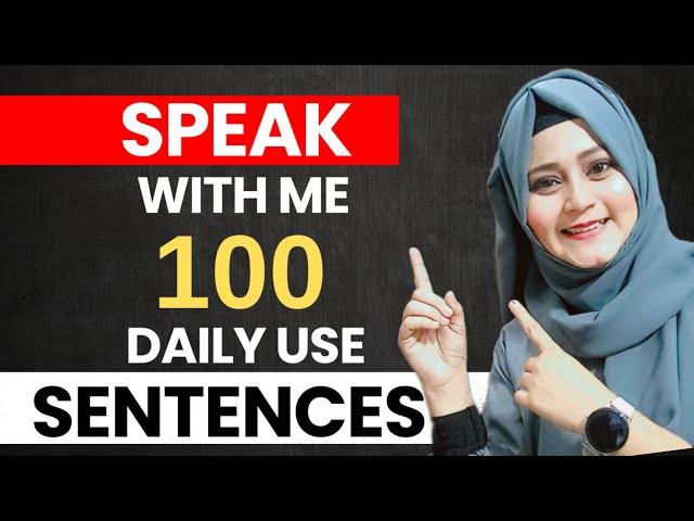Super Useful Daily Use English Sentences | Shadowing Technique Speaking Practice|Learn with shalima