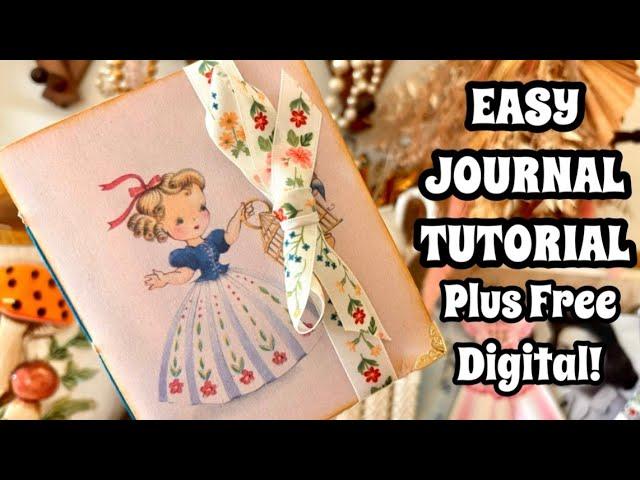 DIY Mini Junk Journal Tutorial / Mother's Day Journal Tutorial / Beginner Friendly Junk Journal