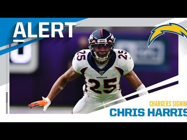 Chris Harris Jr. signs with the Chargers.