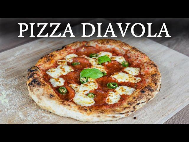 How To Make Diavola Pizza (Neapolitan Style) | Pizza Alla Diavola Napoletana | Diavolo Pizza Recipe