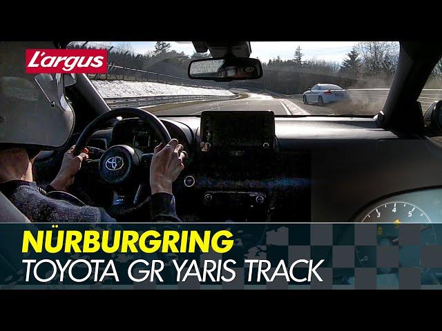 Toyota GR Yaris Nürburgring hot lap + close call behind modified Audi TTS