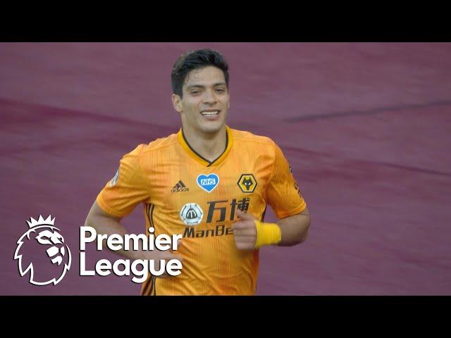 Raul Jimenez heads Wolves into the lead against West Ham | Premier League | NBC Sports