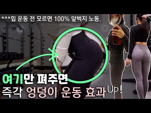 이걸 이해한다면 힙업 효과 200% UP!  한번 따라해보시면 알아요:) | 고관절쓰기 | 골반전후방경사 | 힙업운동 | 하체운동초보 | 여자트레이너 | hip flexor ex