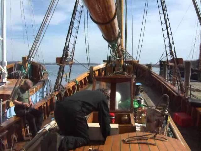 Expeditionship Dagmar Aaen with captain Arved Fuchs.