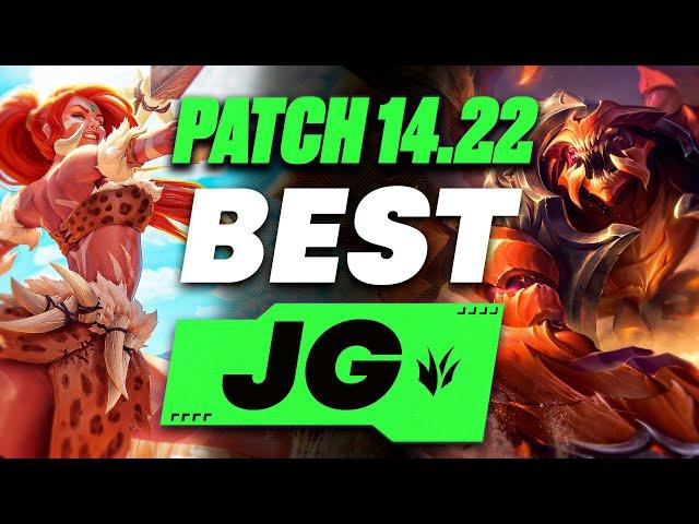 The BEST Junglers For All Ranks On Patch 14.22! | Season 14 Tier List League of Legends