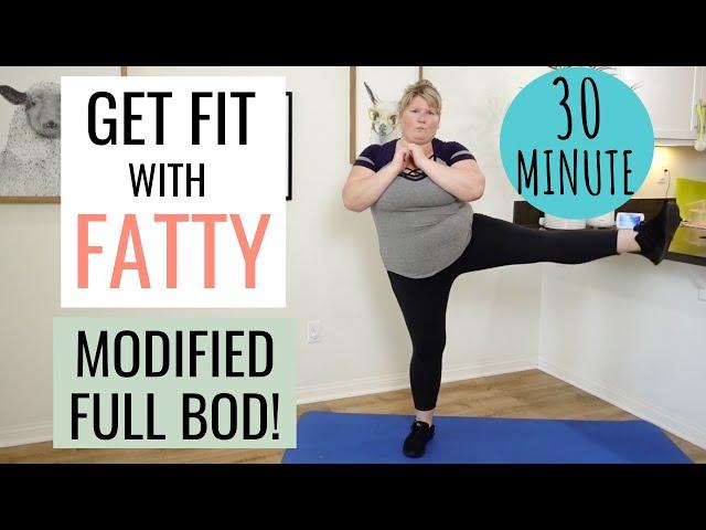 Plus Size Fitness: Modified Full Body No Equipment Workout for Obese People (at Home)