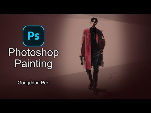 [Photoshop Painting] 포토샵페인팅  인물화 #디지털드로잉 #그림 #드로잉