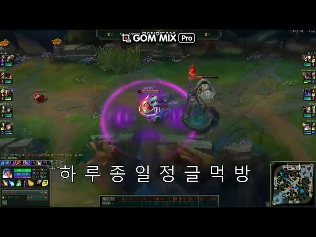 롤 랭크게임 고의트롤 소나박제영상
