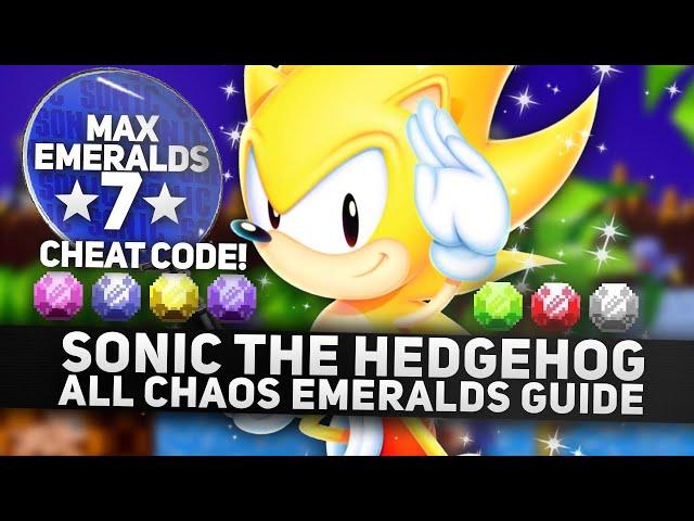 Sonic Origins - How to Play as Super Sonic & Get The 7th Chaos Emerald in Sonic The Hedgehog (Cheat)