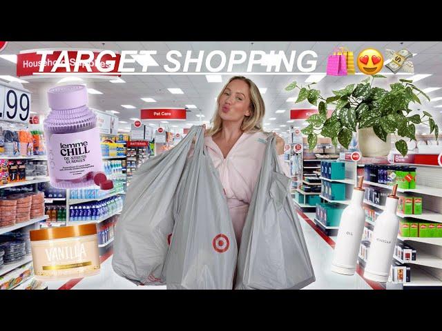 come shop with me at TARGET! + *huge haul* home decor, self care, baby + more!