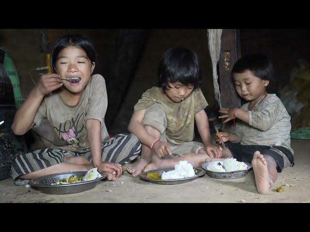 Organic village life || Cooking parsley vegetables in the village