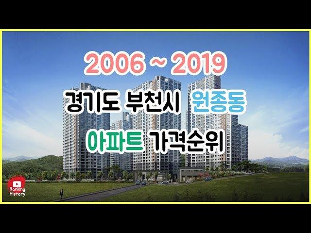 경기도 부천시 원종동 아파트 실거래가 ▶ 매매 가격 순위 TOP 20