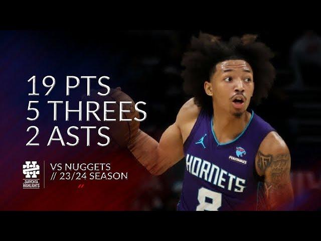 Nick Smith Jr 19 pts 5 threes 2 asts vs Nuggets 23/24 season