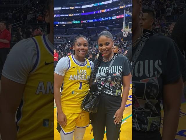 Love & Basketball Reunion at the LA Sparks Game