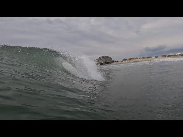 Perfect Glassy Surf Session on the Outer Banks!